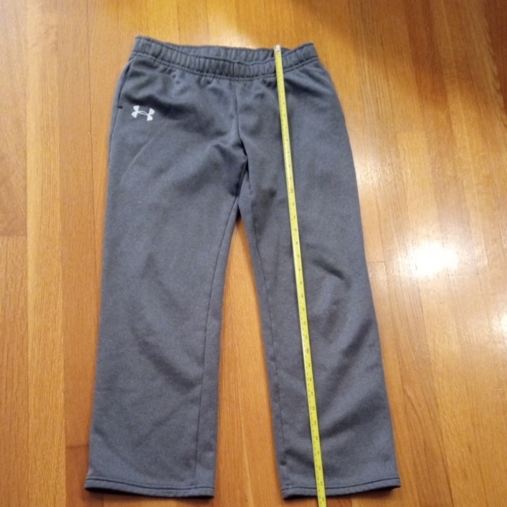 Y2K Under Armour Girls Gray Sweatpants Youth Large